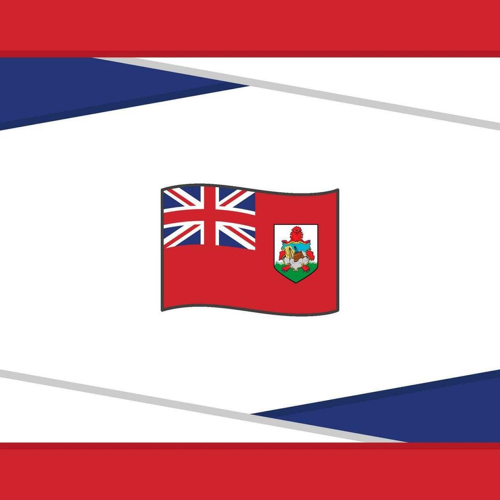 islas Bermudas bandera resumen antecedentes diseño modelo. islas Bermudas independencia día bandera social medios de comunicación correo. islas Bermudas vector