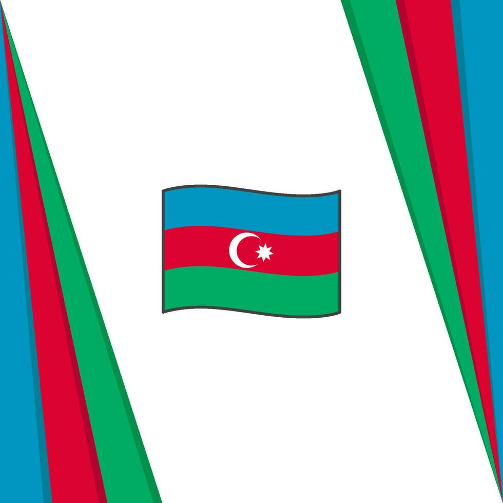 Azerbaijan Flag Abstract Background Design Template. Azerbaijan Independence Day Banner Social Media Post. Azerbaijan Flag vector