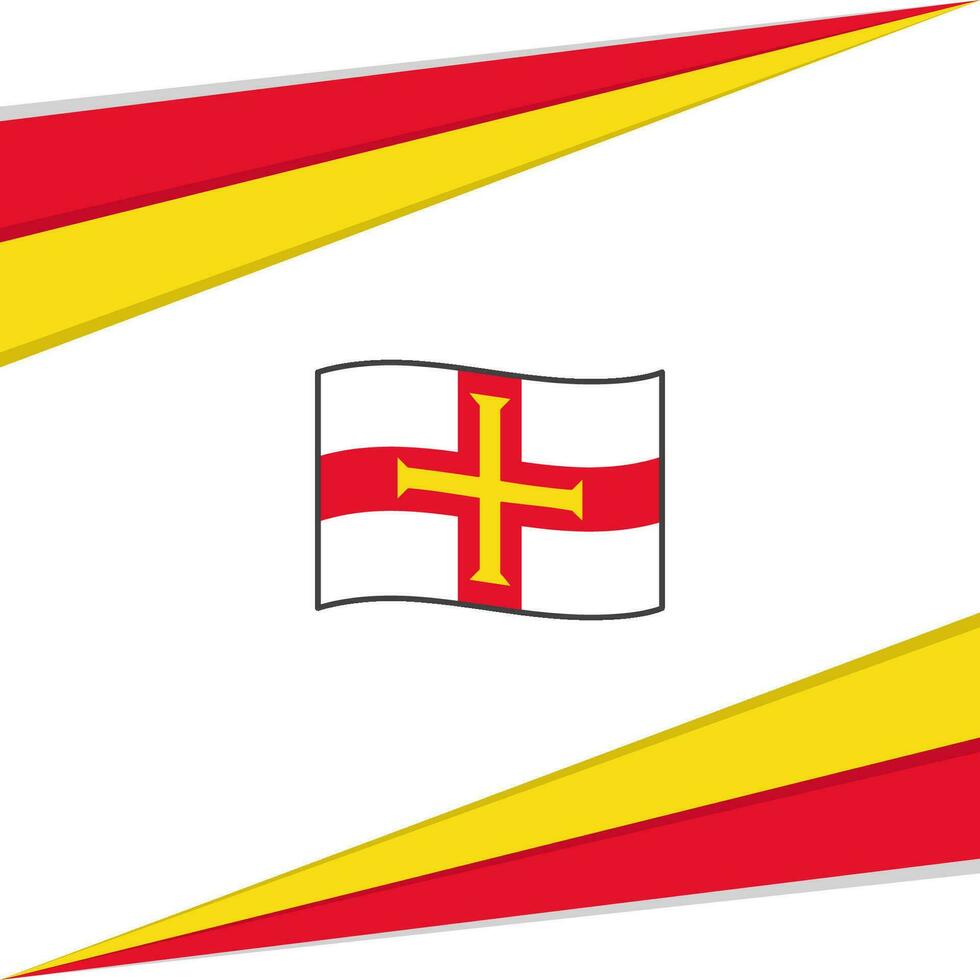 Guernsey Flag Abstract Background Design Template. Guernsey Independence Day Banner Social Media Post. Guernsey Design vector