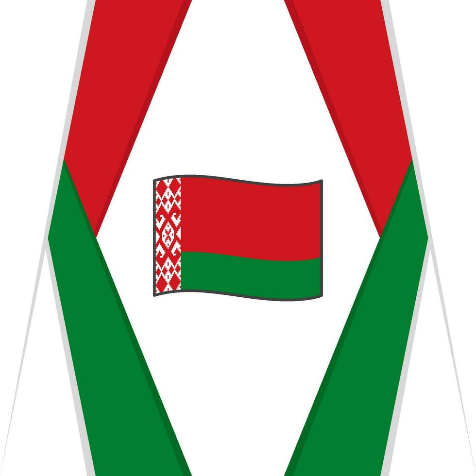 Belarus Flag Abstract Background Design Template. Belarus Independence Day Banner Social Media Post. Belarus Background vector