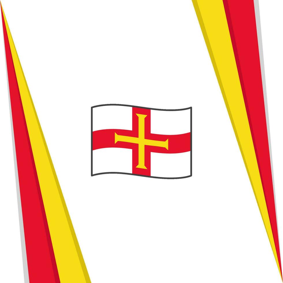 Guernsey Flag Abstract Background Design Template. Guernsey Independence Day Banner Social Media Post. Guernsey Flag vector