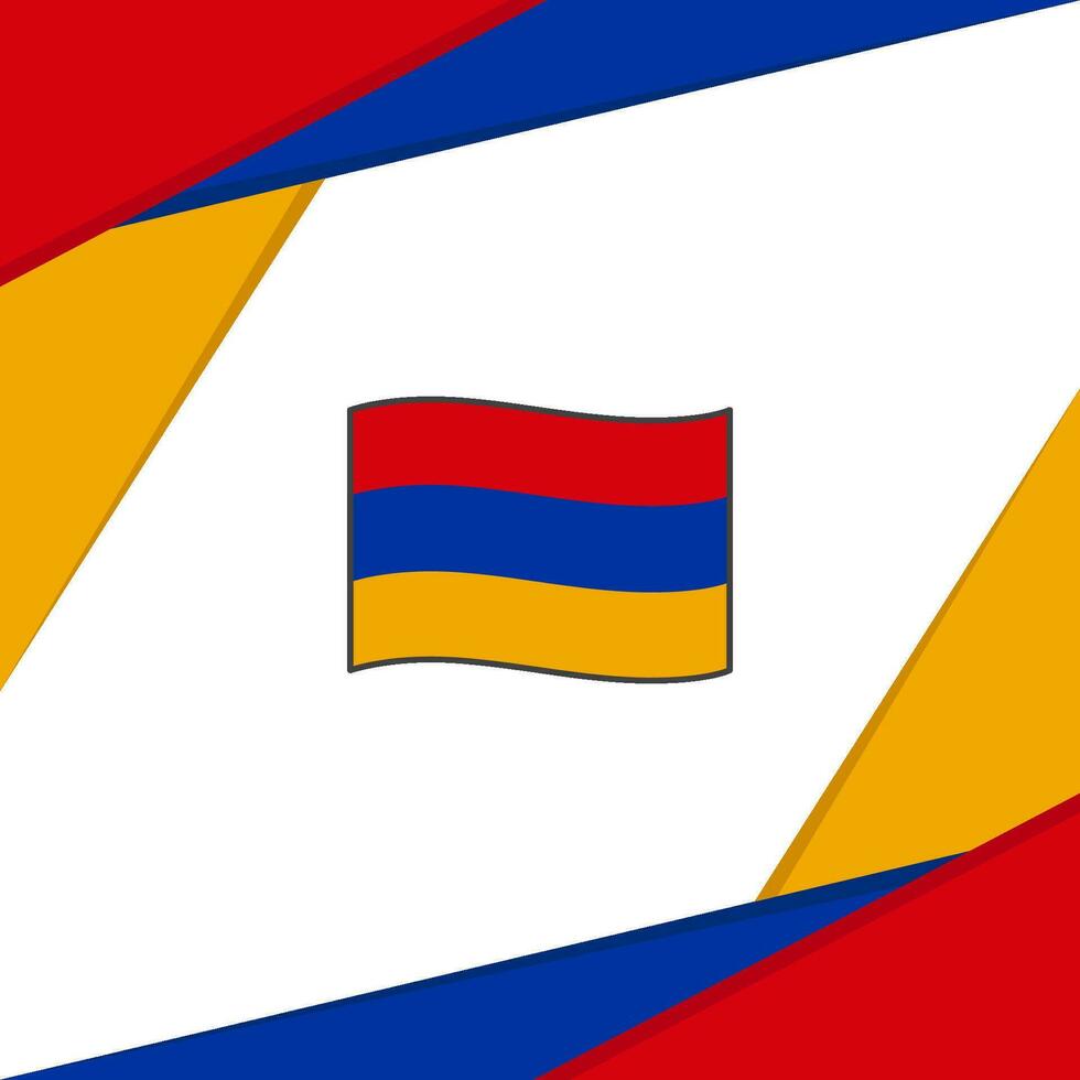 Armenia bandera resumen antecedentes diseño modelo. Armenia independencia día bandera social medios de comunicación correo. Armenia vector