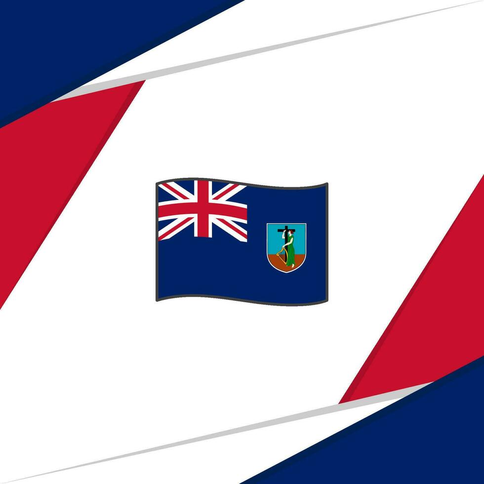 Montserrat Flag Abstract Background Design Template. Montserrat Independence Day Banner Social Media Post. Montserrat vector