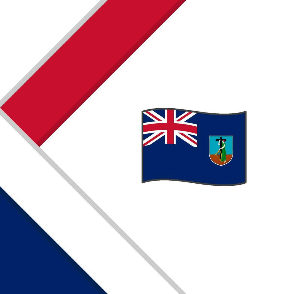 Montserrat bandera resumen antecedentes diseño modelo. Montserrat independencia día bandera social medios de comunicación correo. Montserrat ilustración vector