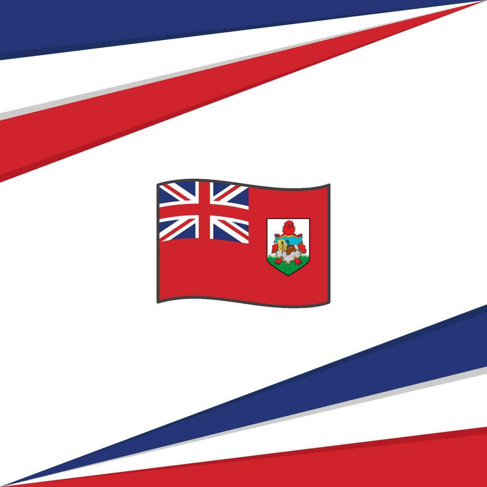 islas Bermudas bandera resumen antecedentes diseño modelo. islas Bermudas independencia día bandera social medios de comunicación correo. islas Bermudas diseño vector