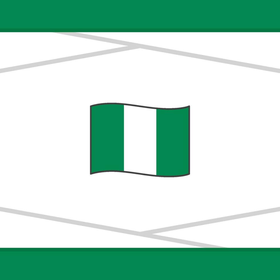 Nigeria bandera resumen antecedentes diseño modelo. Nigeria independencia día bandera social medios de comunicación correo. Nigeria vector