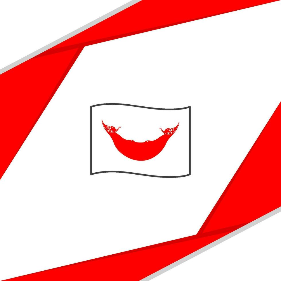 Easter Island Flag Abstract Background Design Template. Easter Island Independence Day Banner Social Media Post. Easter Island vector