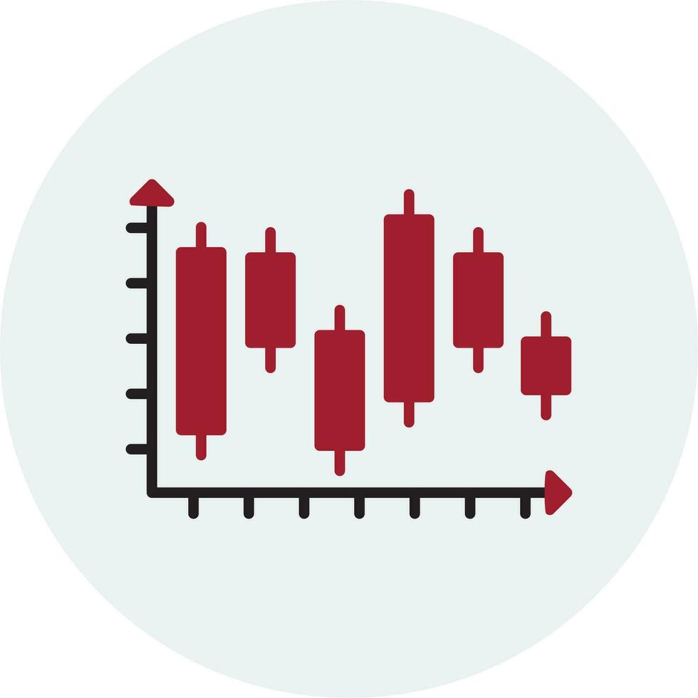 Japanese Candlestick Vector Icon