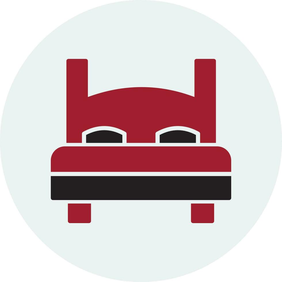 Double Bed Vector Icon