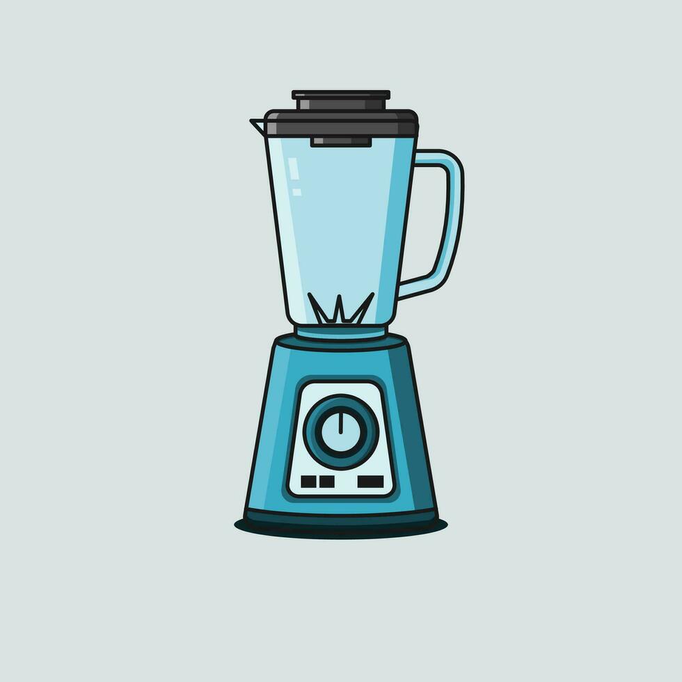 juice blender illustration cartoon vector