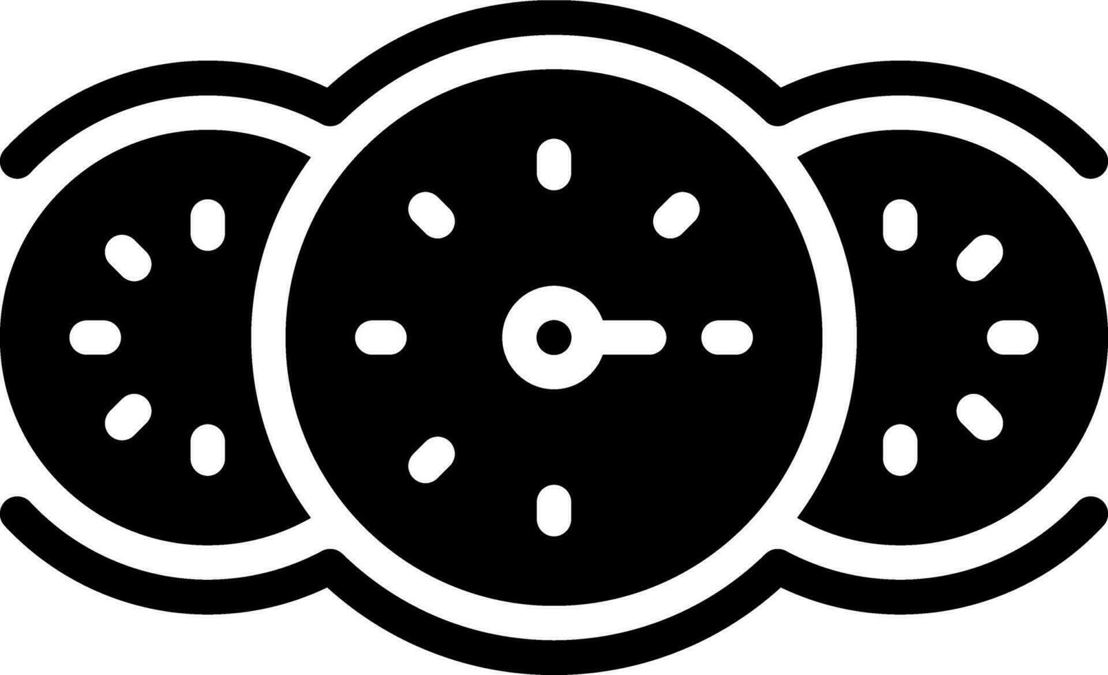 solid icon for speed vector