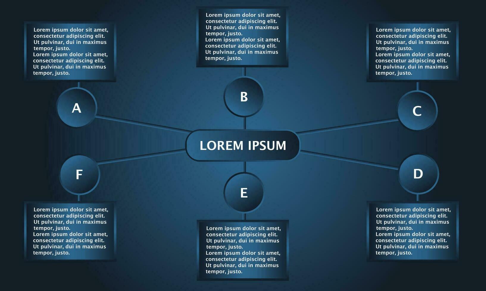 Business infographic template. vector