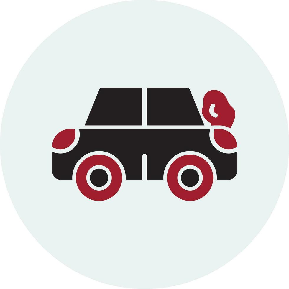 Broken Car Vector Icon