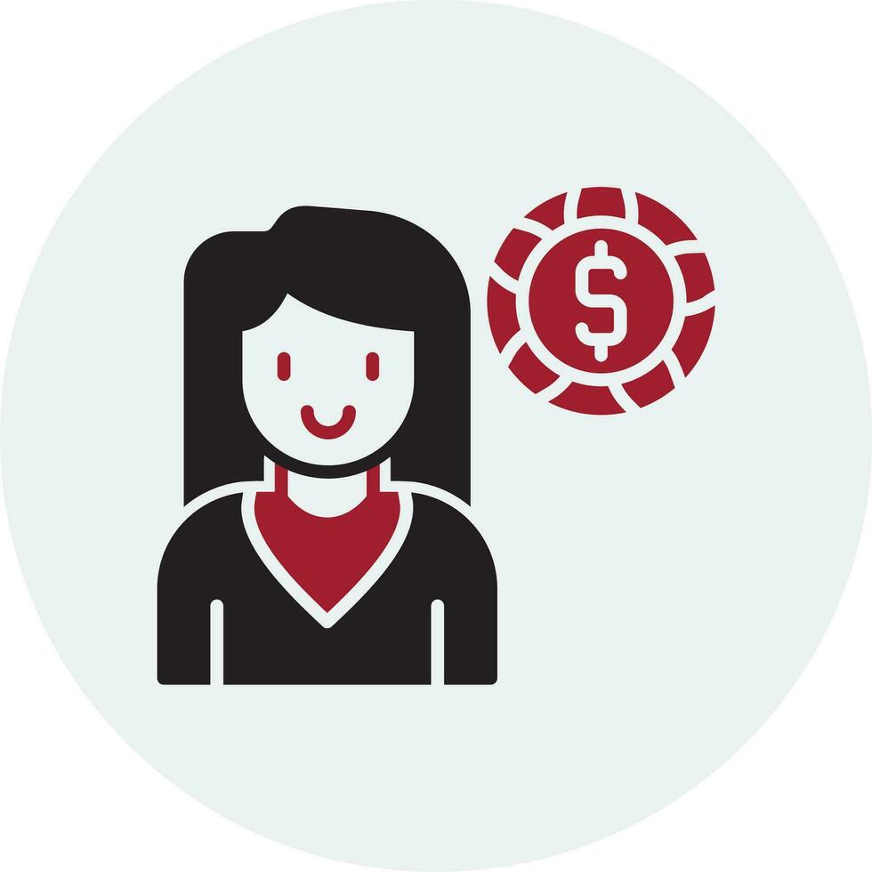 Financial Advisor Vector Icon