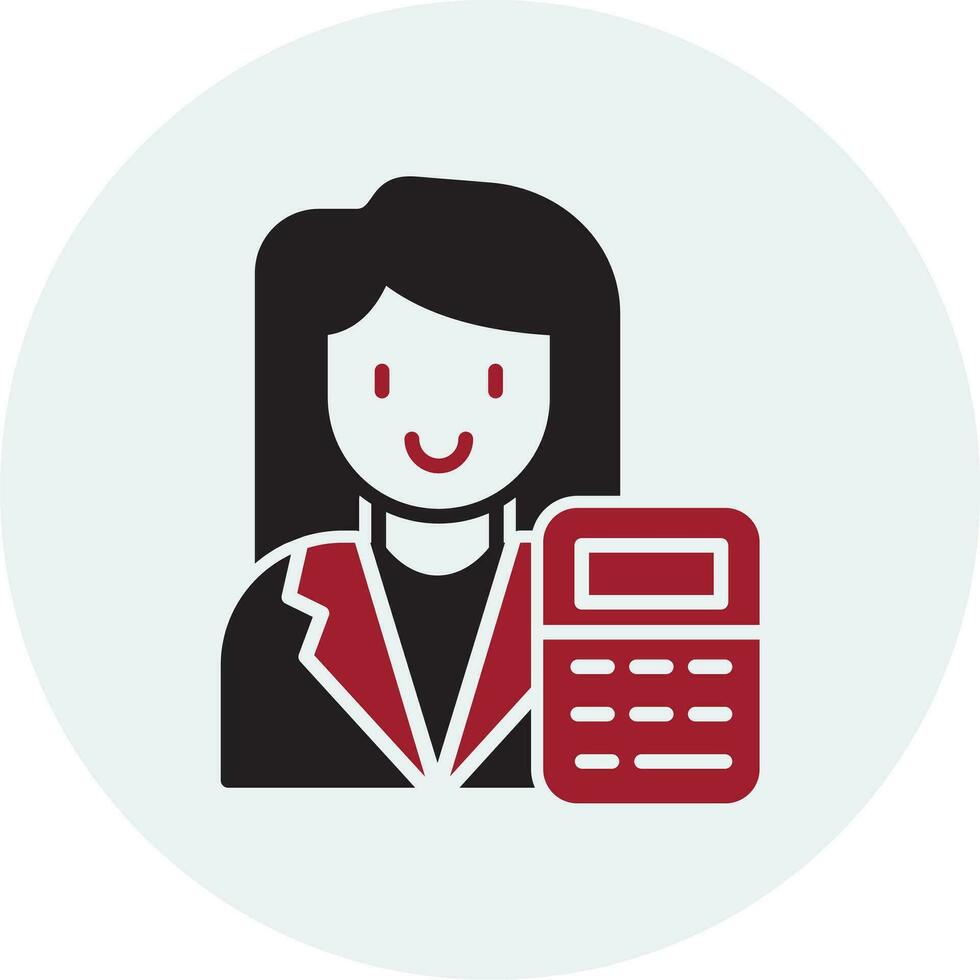 Accountant Vector Icon