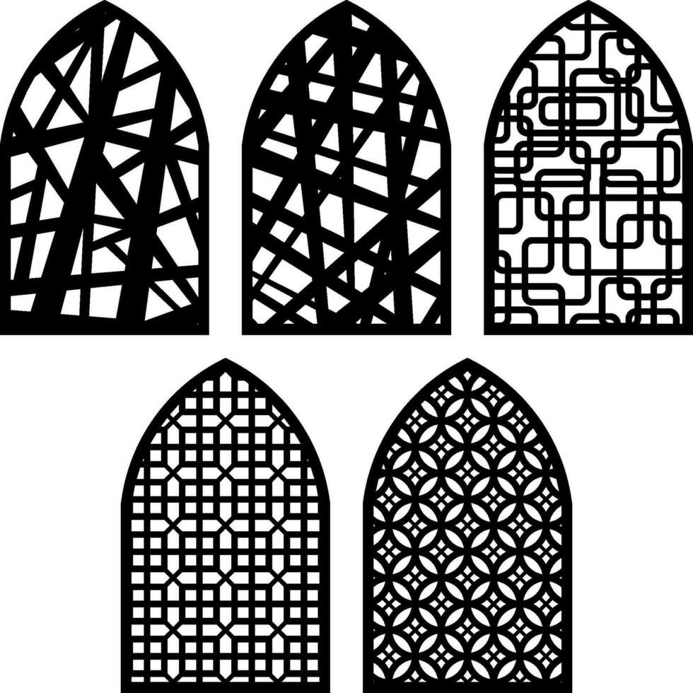 Simple Vector Pattern for Laser Cutting, Decoration, Ornament, Metal design, wood carving, and vector