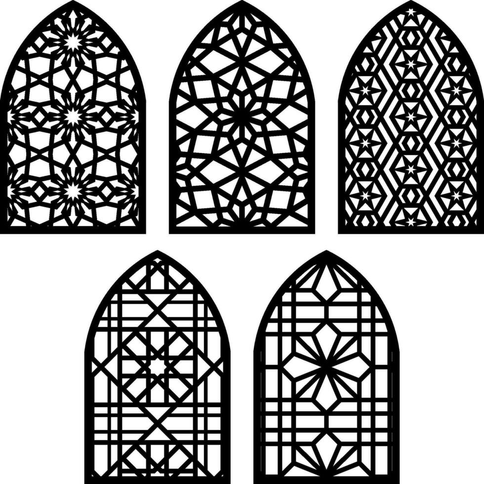 Simple Vector Pattern for Laser Cutting, Decoration, Ornament, Metal design, wood carving, and vector