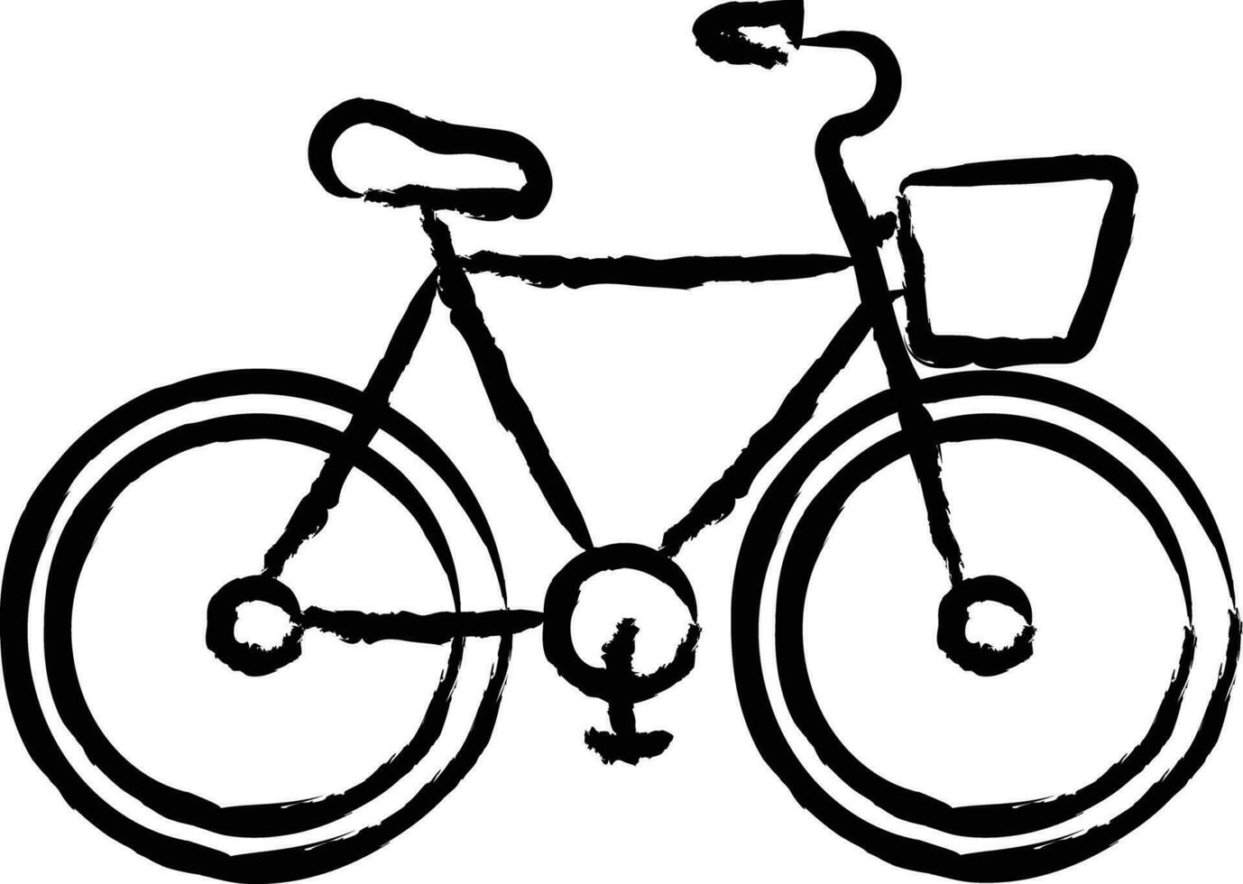 Bicycle hand drawn vector illustration 32182485 Vector Art at Vecteezy