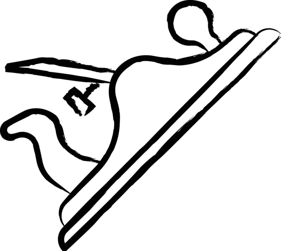 Planer hand drawn vector illustration