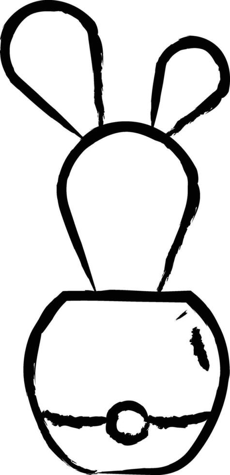 Cactus Plant hand drawn vector illustration