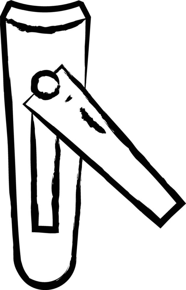 Nail Clipper hand drawn vector illustration 32182691 Vector Art at Vecteezy