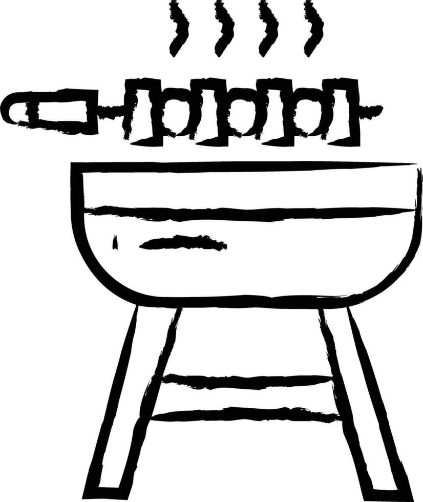 Barbeque hand drawn vector illustration
