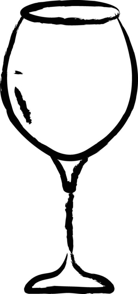 bar vaso mano dibujado vector ilustración