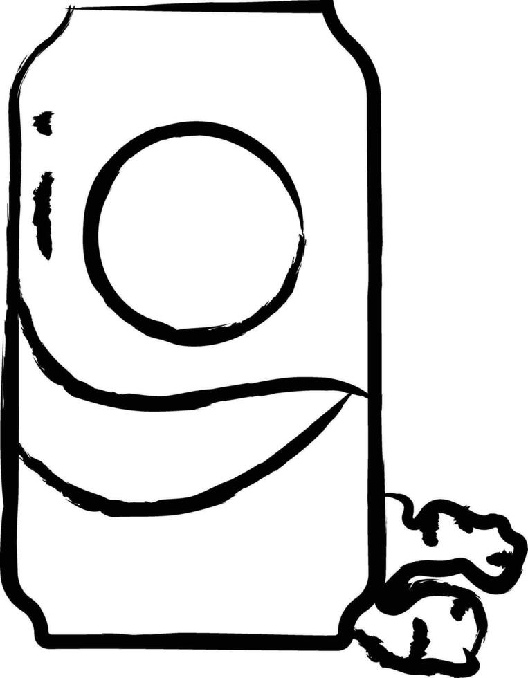 Ginger ale hand drawn vector illustration