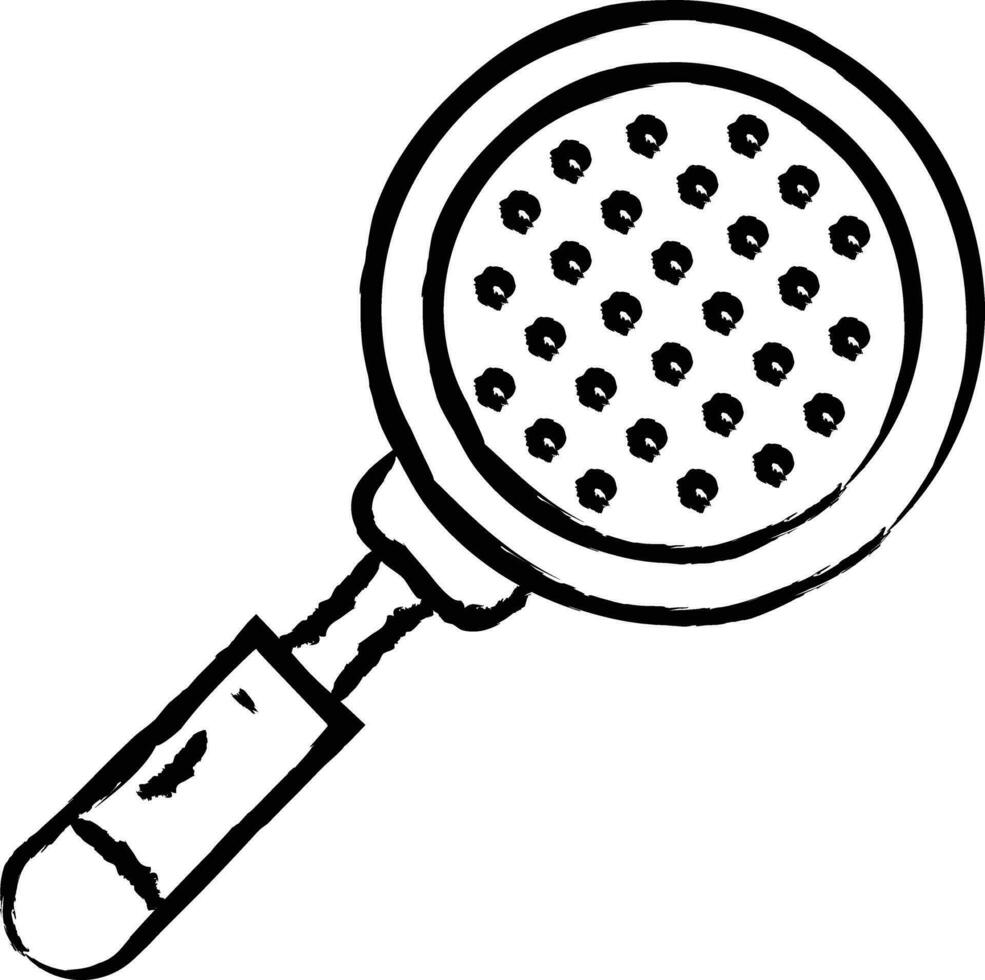 Strainer hand drawn vector illustration