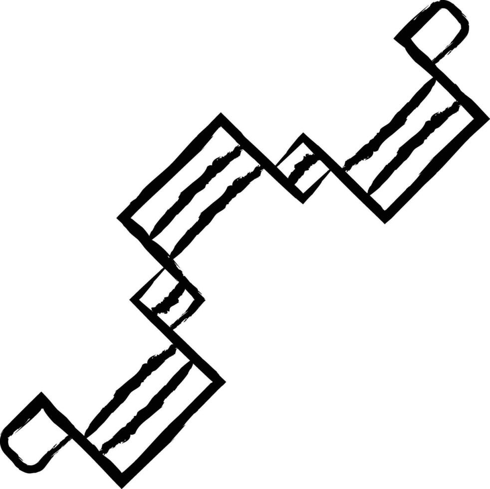 Car Crankshaft hand drawn vector illustration