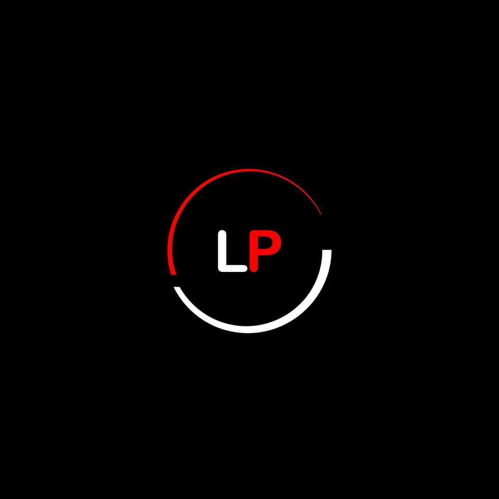 LP creative modern letters logo design template vector
