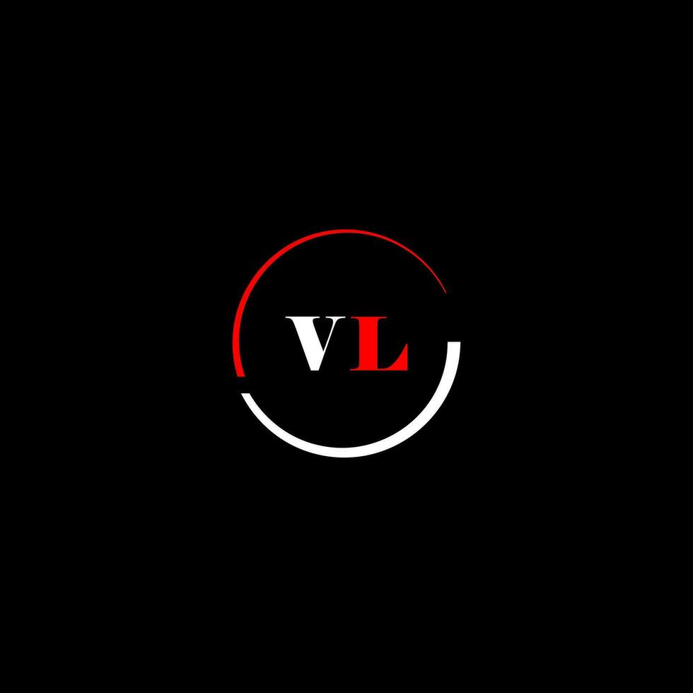 VL creative modern letters logo design template vector