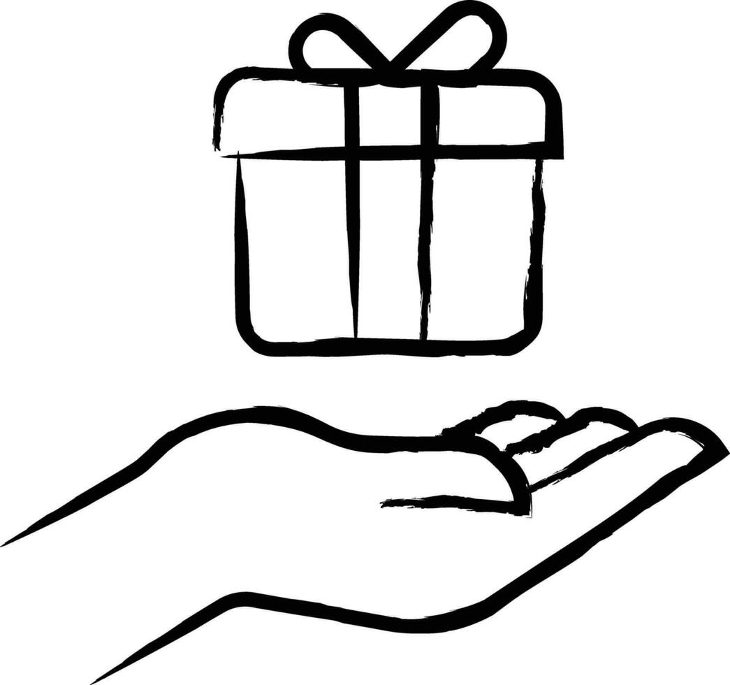Surprise hand drawn vector illustration