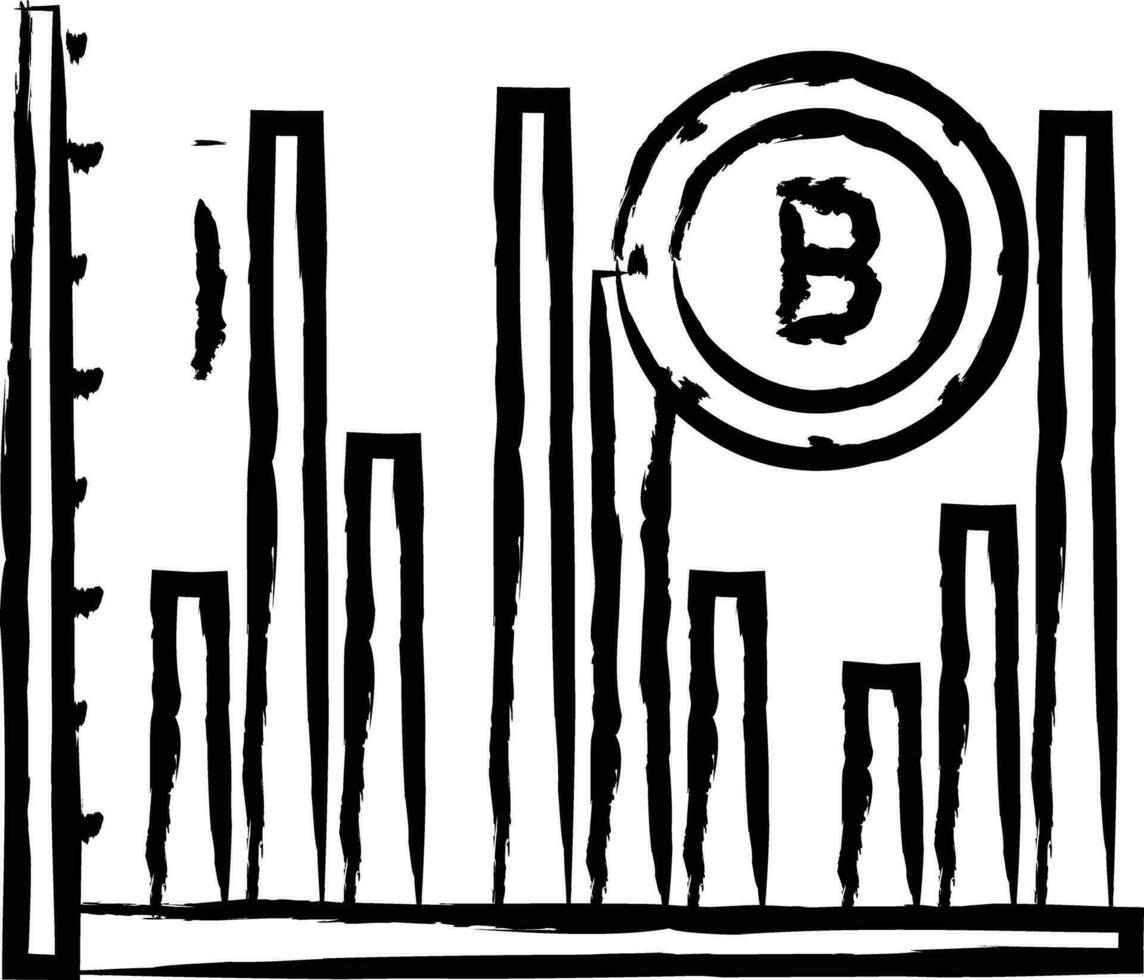 Trading hand drawn vector illustration