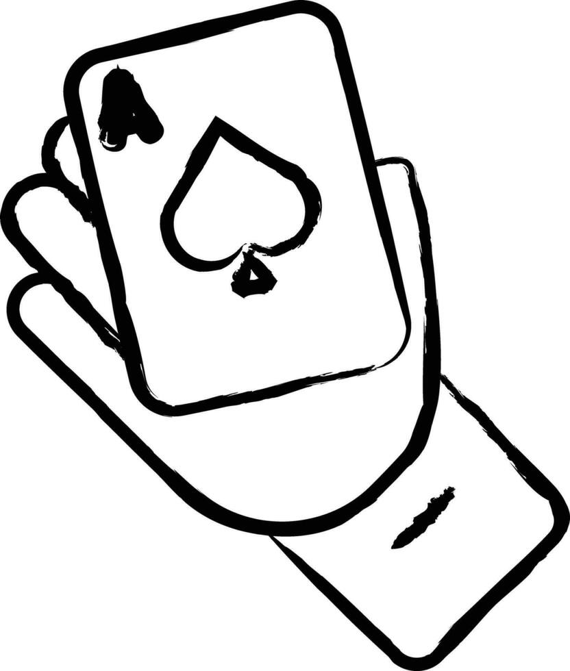 Card Game hand drawn vector illustration