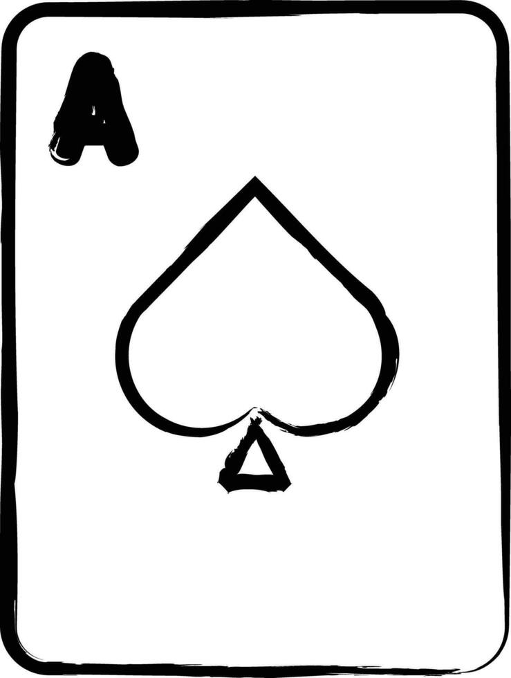 Card Game hand drawn vector illustration