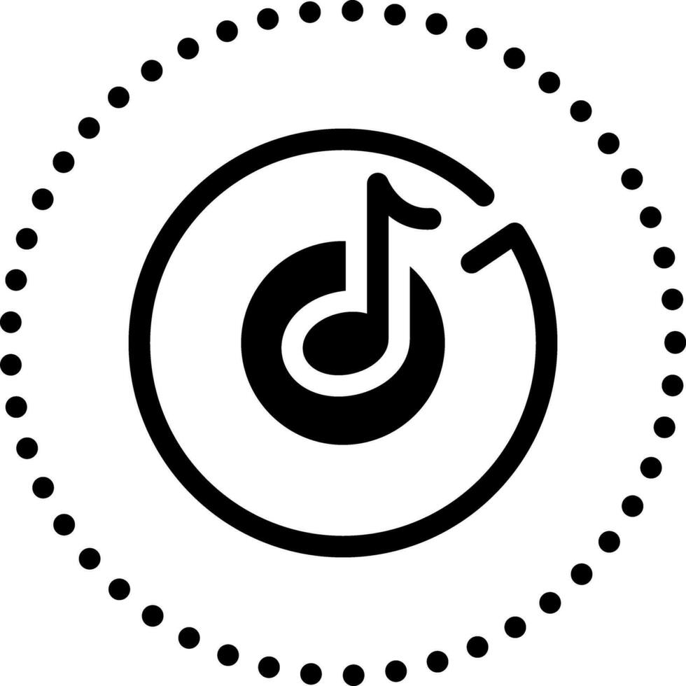 solid icon for groove vector