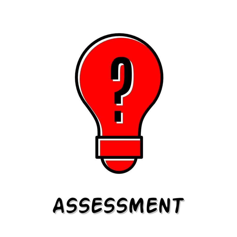 Assesment icon vector illustration. Stock vector.