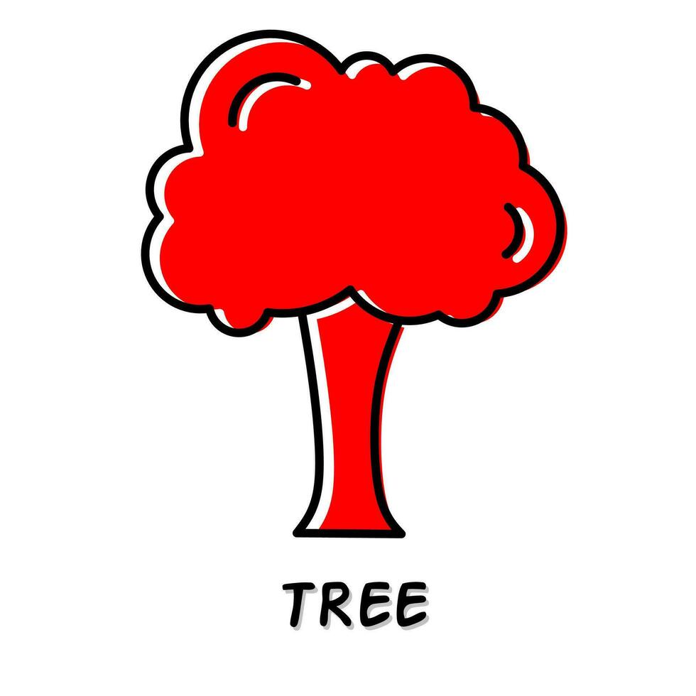 Tree icon vector illustration. Stock vector.