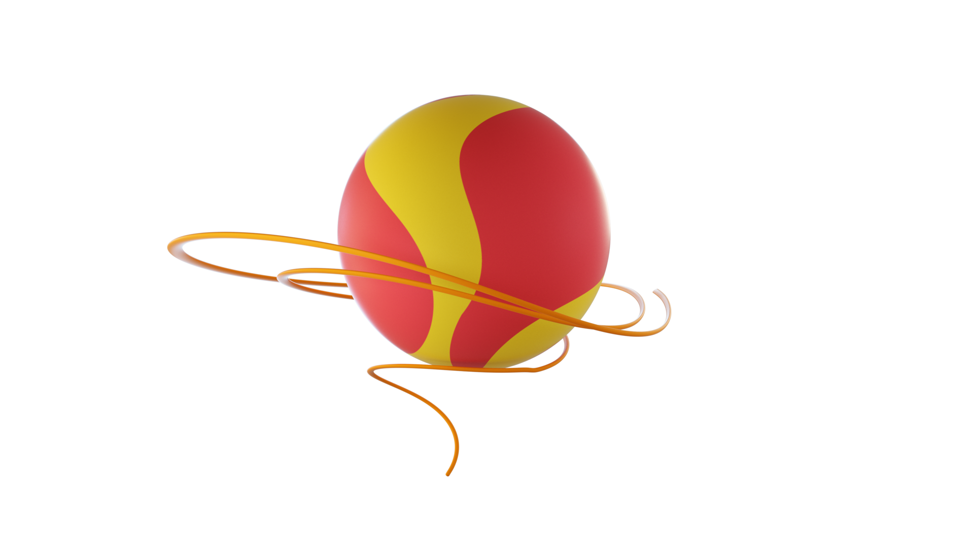 planet-withred-and-yellow-pattern-32184750-png
