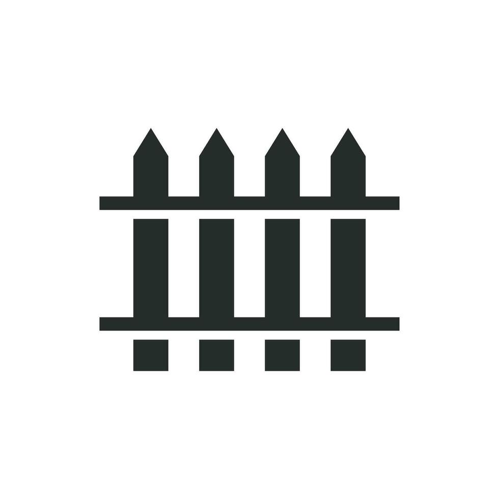 house fence icon vector design illustration