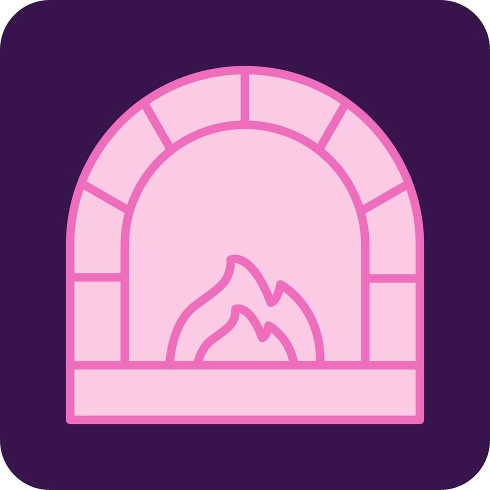 Stone Oven Vector Icon