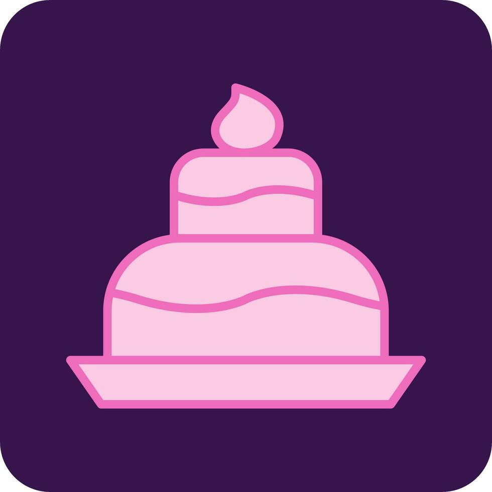 Wedding Cake Vector Icon