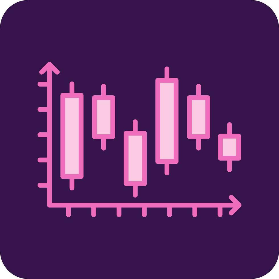 Japanese Candlestick Vector Icon
