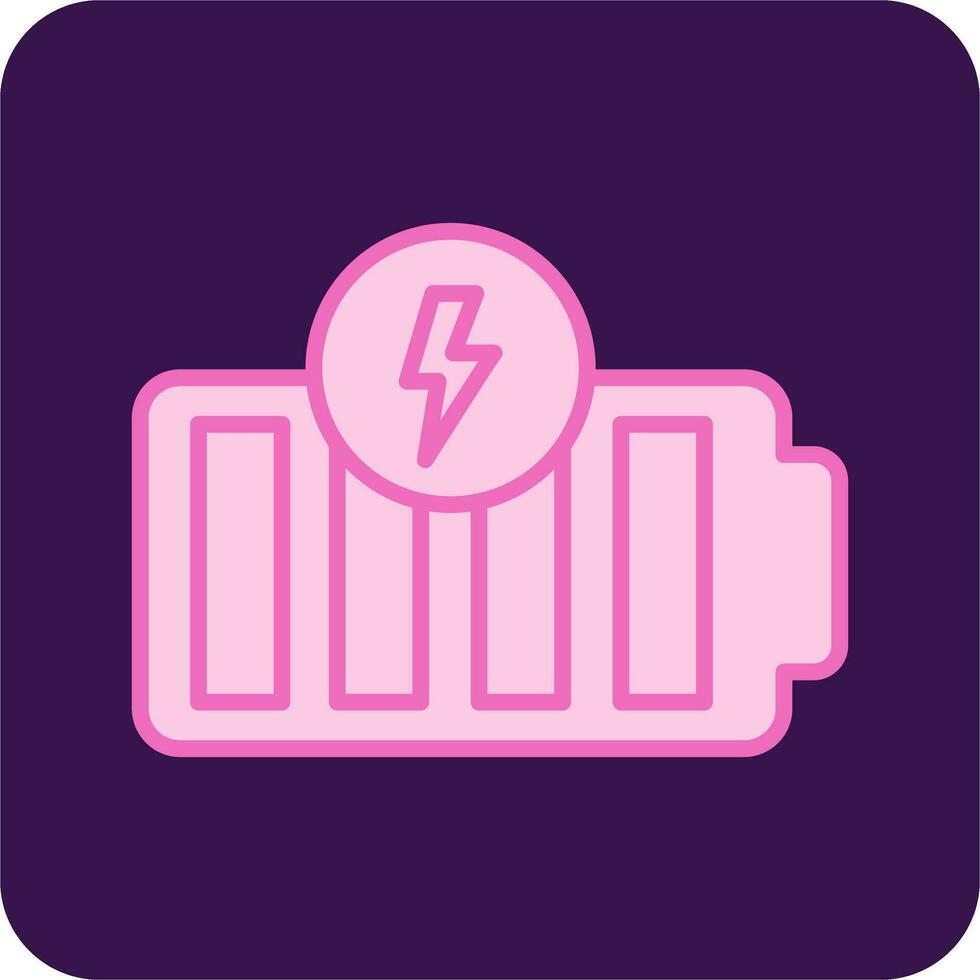 Full Battery Vector Icon