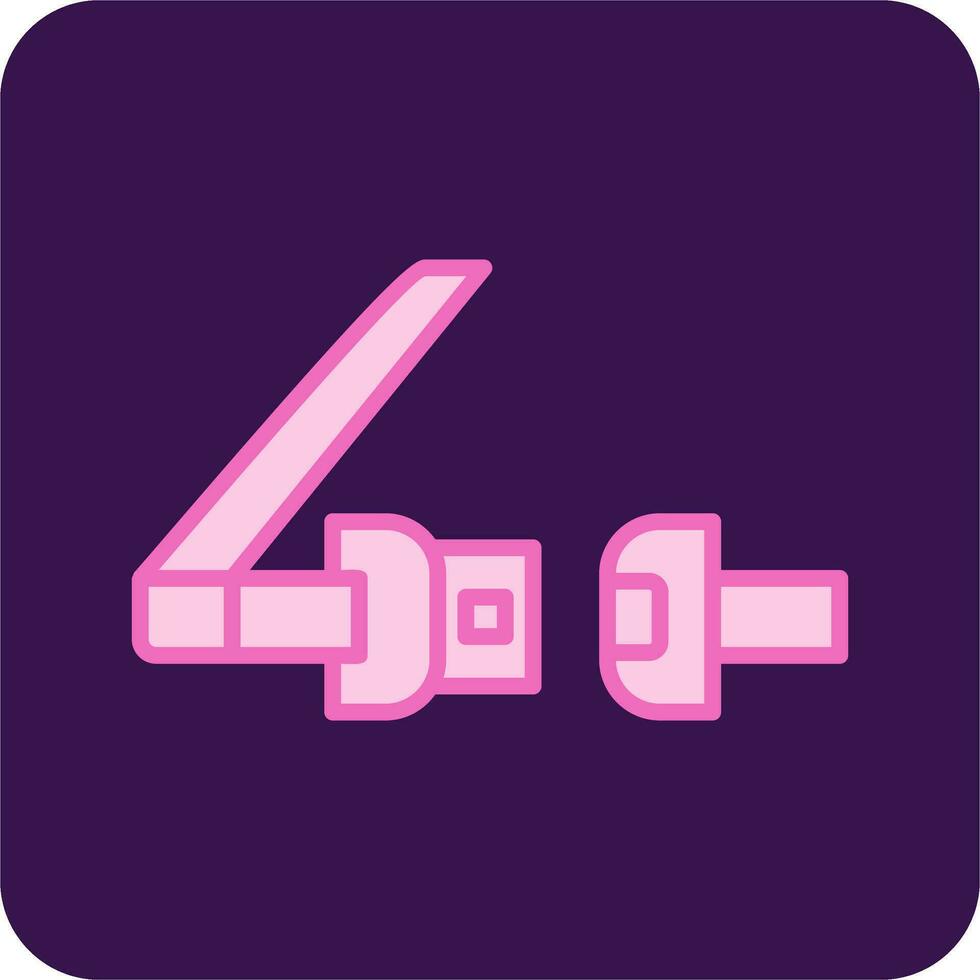 Safety Belt Vector Icon