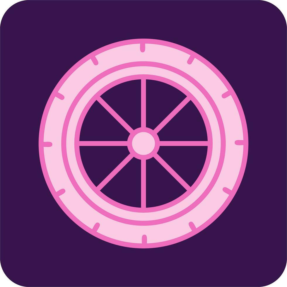 Wheel Vector Icon