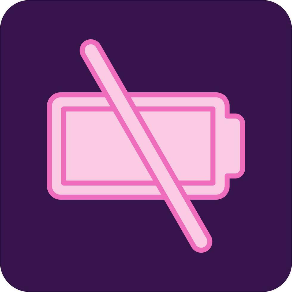 Empty Battery Vector Icon