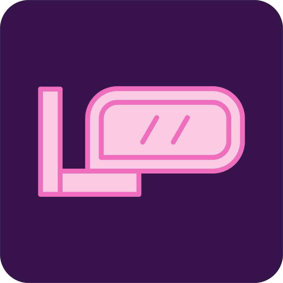 Side Mirror Vector Icon