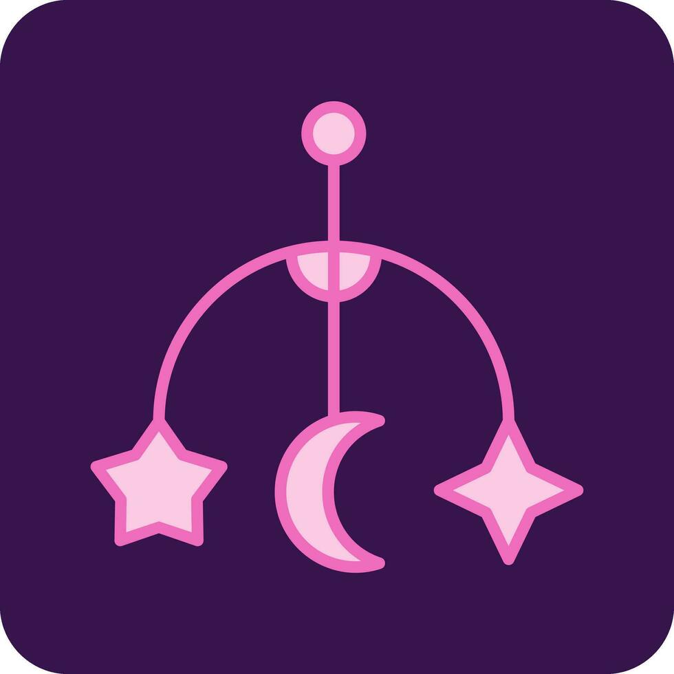 Crib Toy Vector Icon